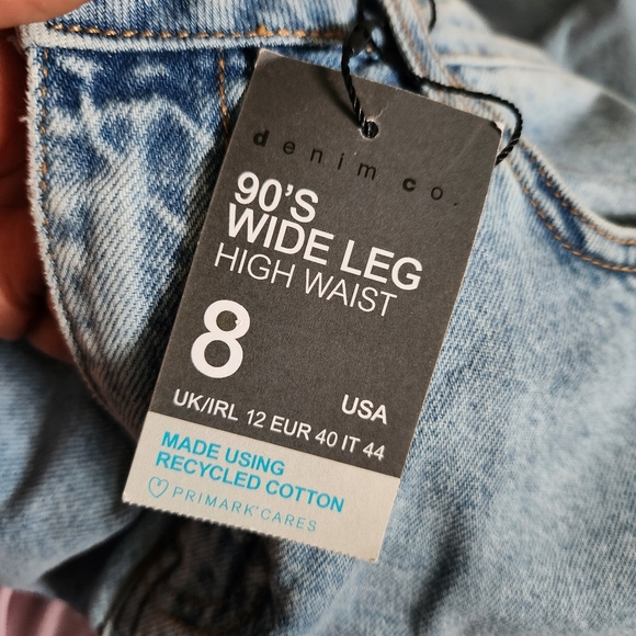 Light Blue Distressed Jeans - Picture 3 of 4